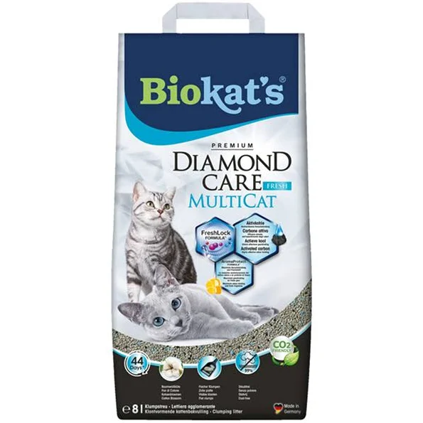 Biokat's Diamond Care Multicat Fresh Cat Litter 8L