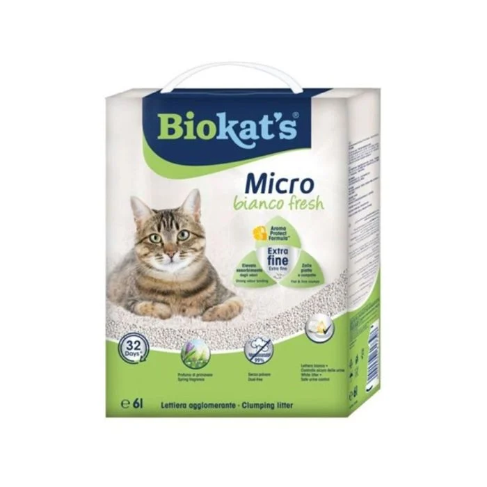 Biokat's Micro Bianco Fresh Cat Litter 6L