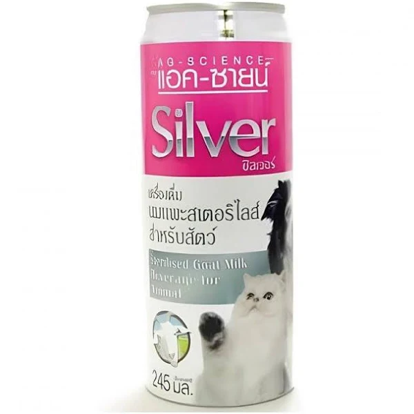 AG-Science Silver Plus Goat Milk For Cats & Dogs 245ml