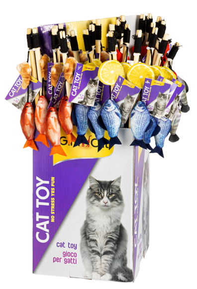 GimCat Teaser Fish & Catnip 40cm