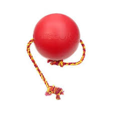 GimDog Ball With Rope 38cm