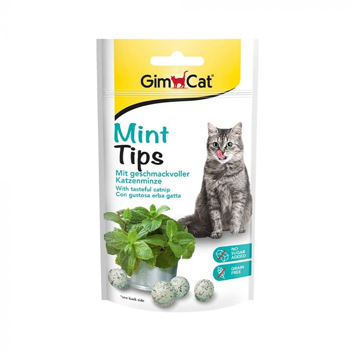 GimCat Mint Tips With Tasteful Catnip 40g