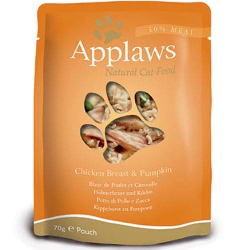 Applaws Cat Pouch Tender Chicken Breast with Pumpkin 70g