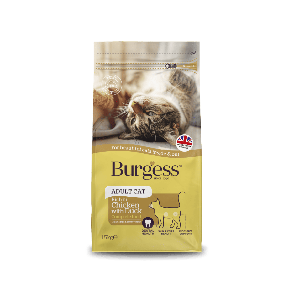 Burgess British Chicken With Duck Adult Cat Food