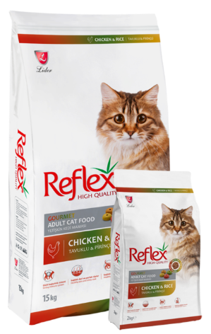 Reflex Adult Cat Food Gourmet Multicolor Chicken And Rice