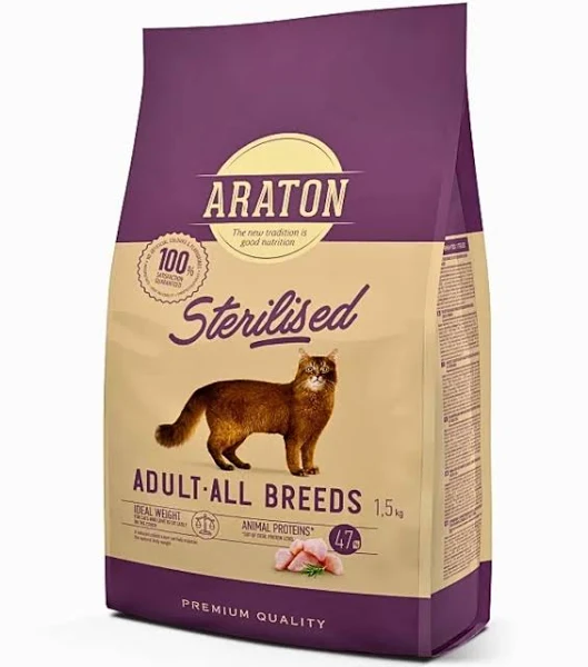 Araton Sterilised Adult For All Cat Breeds 