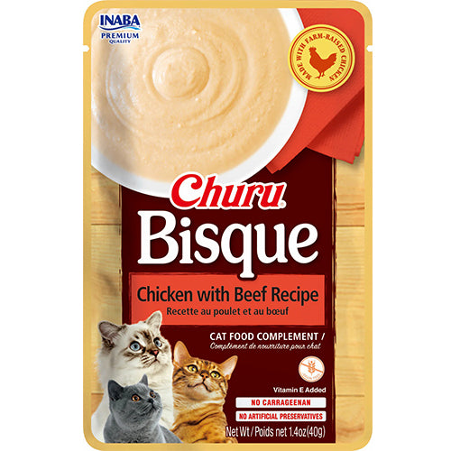 Inaba Churu Bisque Chicken with Beef 40g