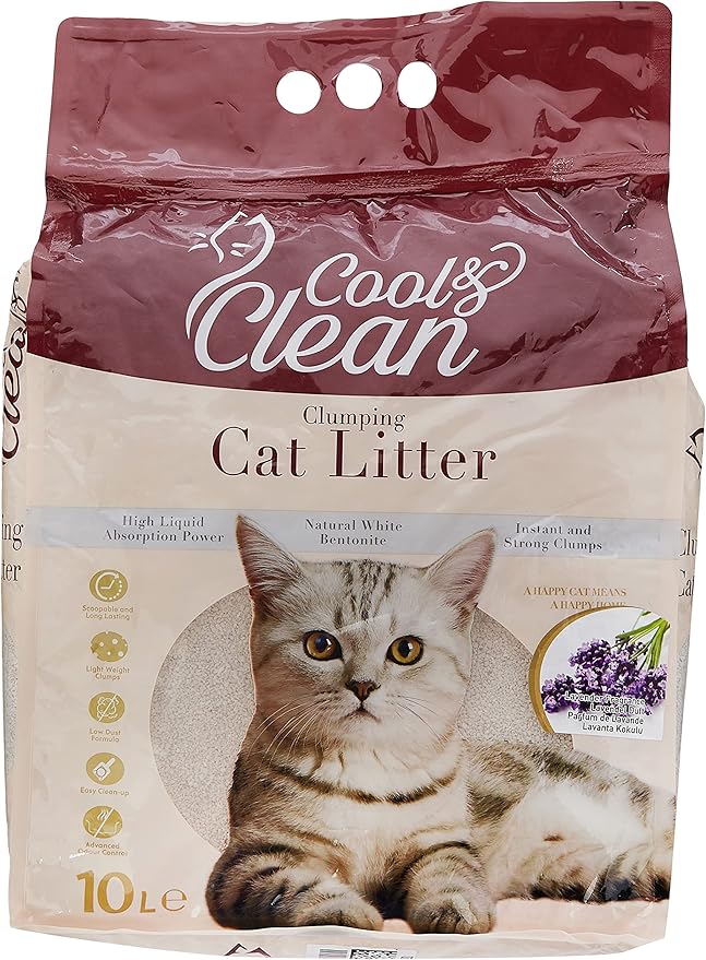 Cool & Clean Lavender Cat Litter 10L