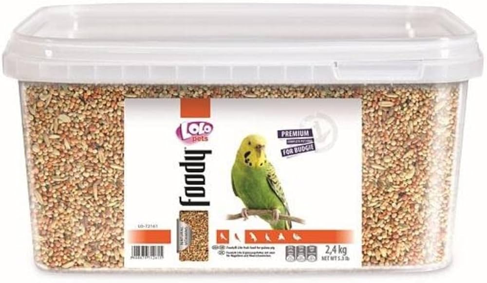 Lolo Pets Foody Complete Food for Budgie 2.4Kg