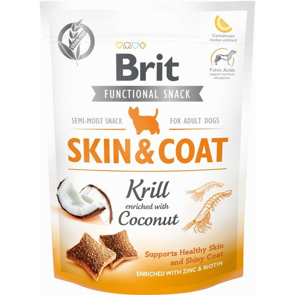 Brit Skin & Coat Treats Coconuts for Adult Dogs, 150g