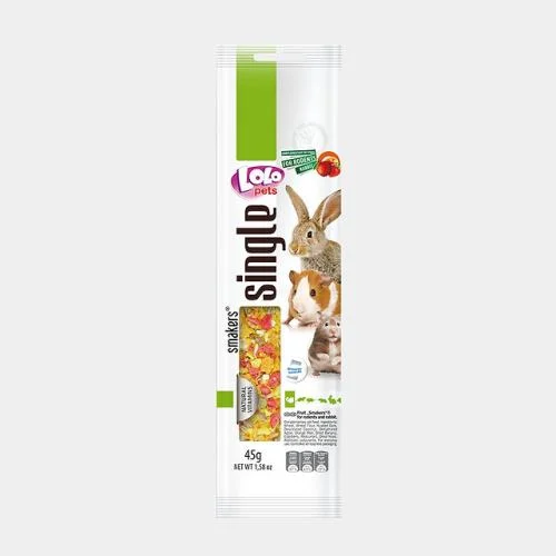 Lolo Pets Basic Smakers Weekend Style Fruits for Rodents - 45g