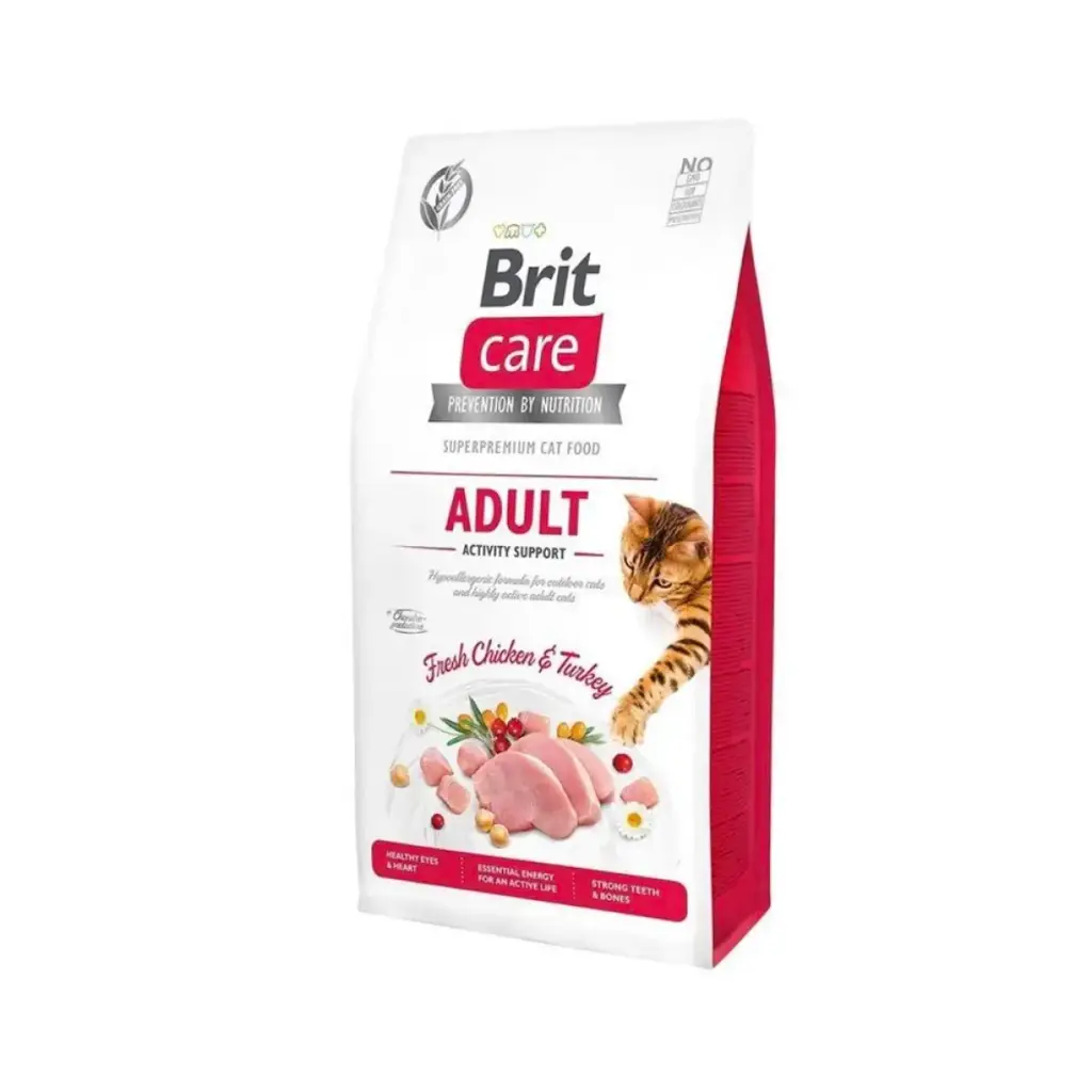 Brit Care Dry Food - Fresh Chicken & Turkey for Adult Cats