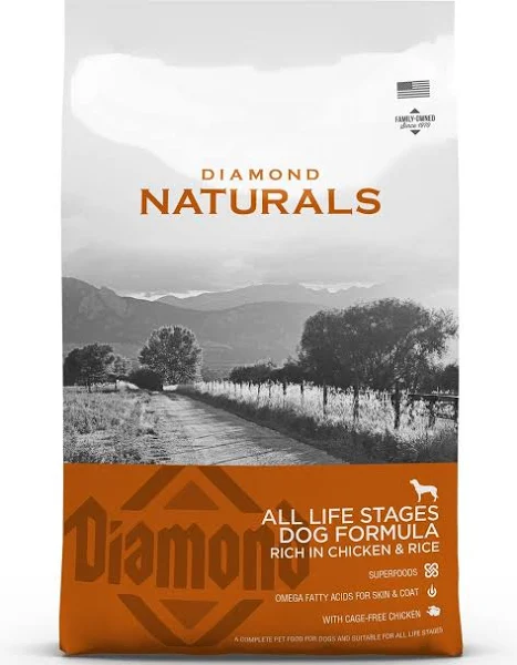 Diamond Naturals for All Life Stages Dog - Chicken & Rice Formula