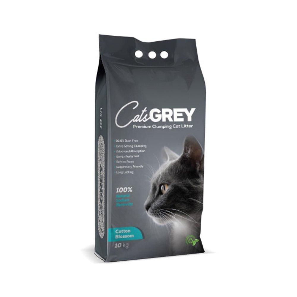 Catsgrey Premium Clumping Cotton Blossom Scented 10 Kg