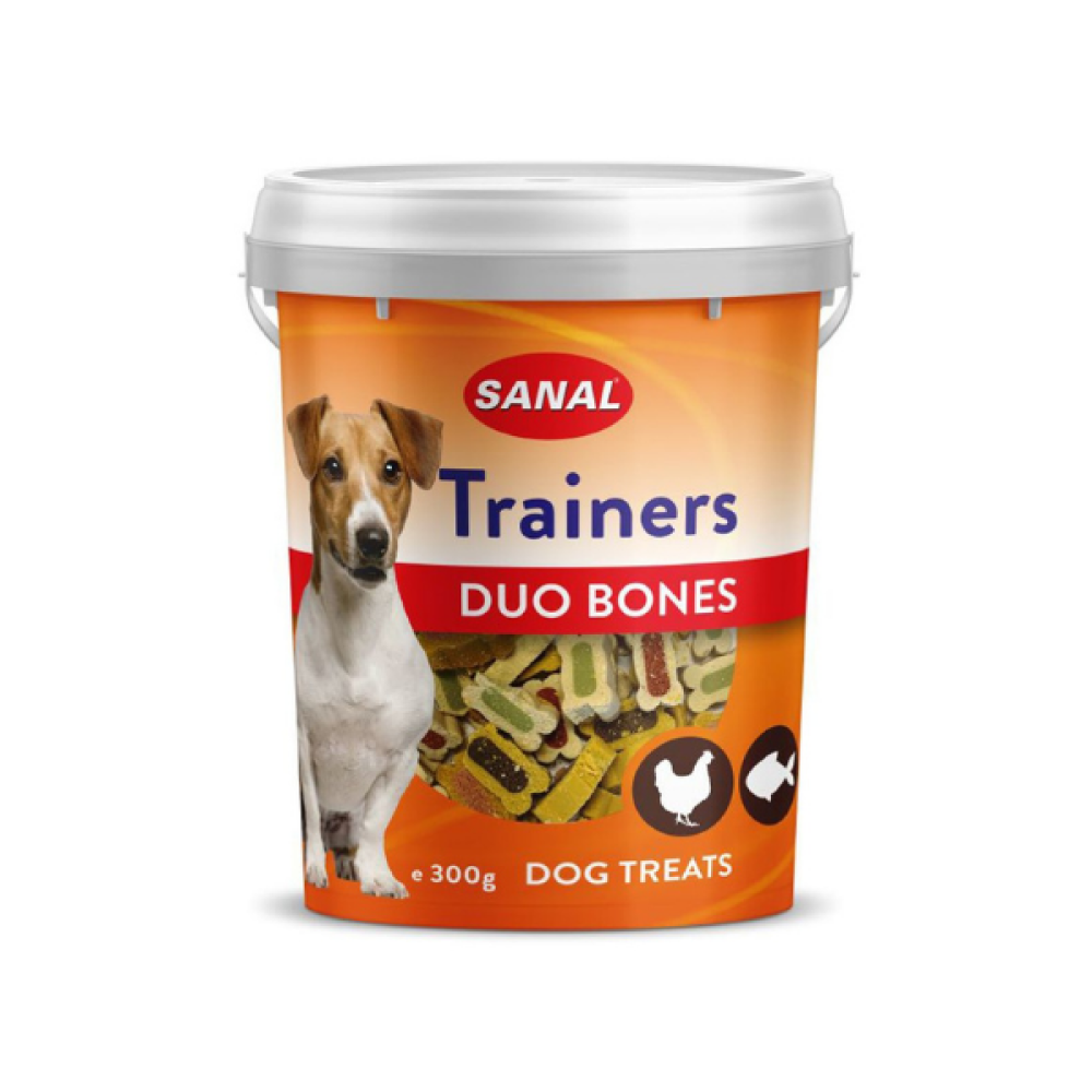 Sanal Trainers Duo Bones Chicken and Fish for Dogs,300g