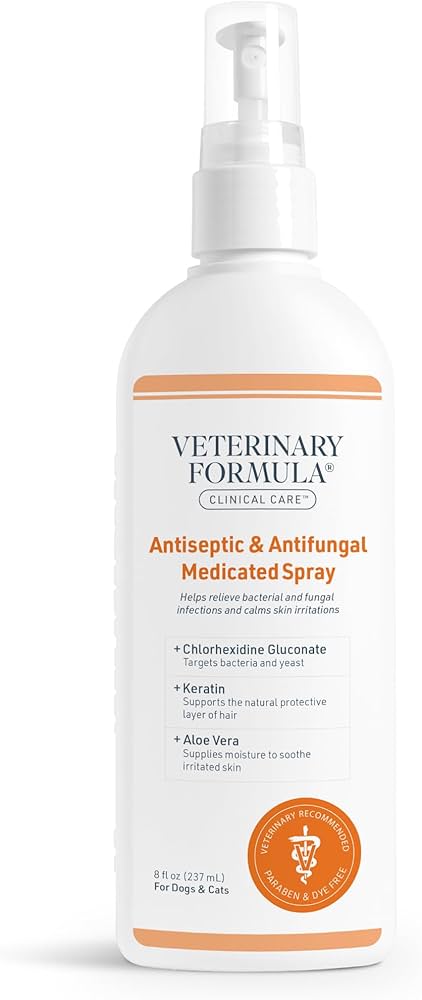 Vfa Antiseptic & Antifungal Dogs & Cats Spray (236ml)