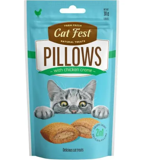 [TR-CF-04507] Cat Fest Treats - Chicken Cream Pillows 30g