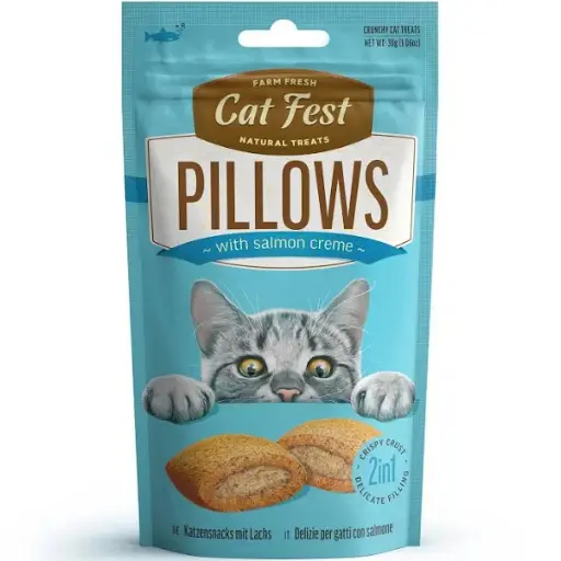 [TR-CF-04508] Cat Fest Treats - Salmon Cream Pillows 30g