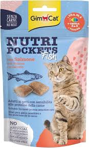 [TR-GC-04536] GimCat Nutri Pockets Fish With Salmon 60g