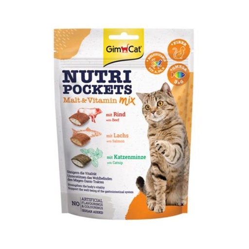 [TR-GC-04539] GimCat Nutri Pockets Malt & Vitamin Mix 150g