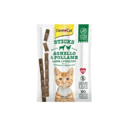 [TR-GC-04544] GimCat Sticks Rich in Lamb & Poultry 4pcs