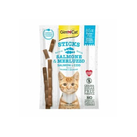 [TR-GC-04546] GimCat Sticks Rich in Salmon & Cod 4pcs