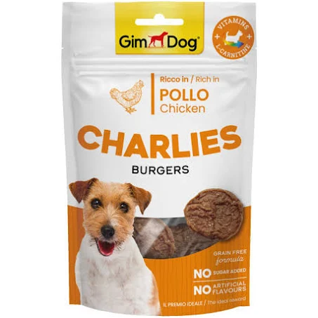 [TR-GD-04549] GimDog Charlies Burgers Rich in Chicken 70g