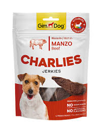 [TR-GD-04550] GimDog Charlies Jerkies Rich in Beef 70g