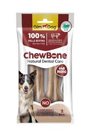 [TR-GD-04558] GimDog Chew Bone 3.5" 4x80g
