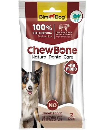 [TR-GD-04559] GimDog Chew Bone 5.5" 2x120g