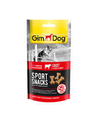 [TR-GD-04567] GimDog Sport Snacks With Beef 60g