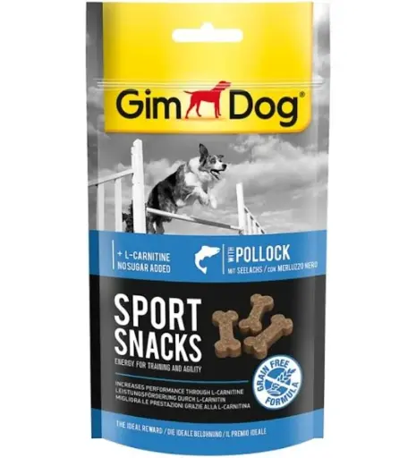 [TR-GD-04568] GimDog Sport Snacks With Coalfish 60g
