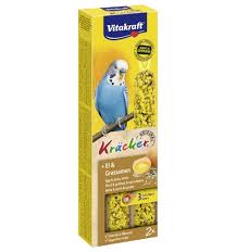 [TR-VK-04629] فيتاكرافت كراكر بيض وبذور العشب للببغاوات 2x60غ