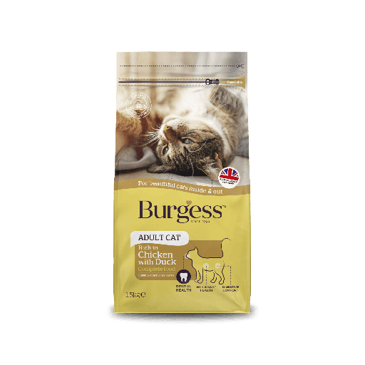 Burgess British Chicken With Duck Adult Cat Food