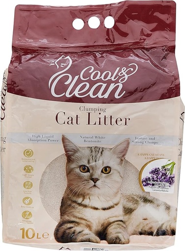 [LT-CC-06270] Cool & Clean Lavender Cat Litter 10L