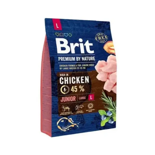Brit Premium by Nature Dry Food for Junior Dogs of Large Breeds