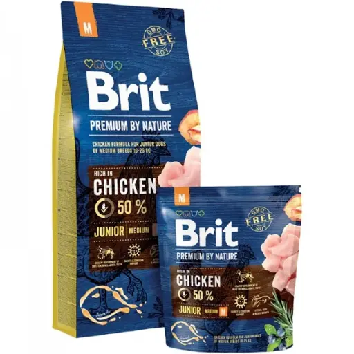 Brit Premium by Nature Dry Food for Junior Dogs of Medium Breeds