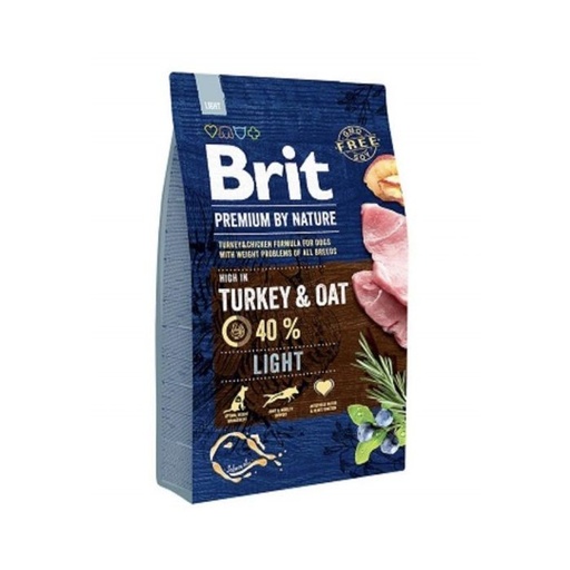 [FDF-BT-06295] Brit Premium by Nature Light Turkey & Oat Dry Dog Food - 3 kg