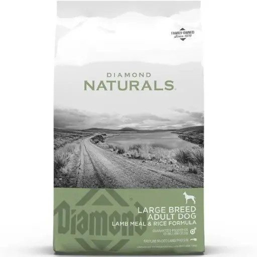 Diamond Naturals for Large Breed Adult Dog Formula Rich in Lamb Meal & Rice