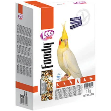 [FDF-LL-06331] Lolo Pets Basic Complete Food for Cockatiel 500g