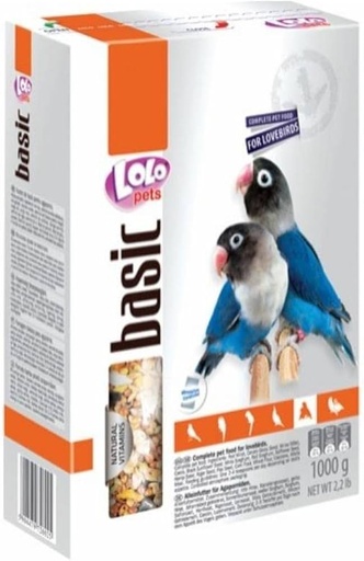 [FDF-LL-06333] Lolo Pets Basic Complete Food for Love Birds 1Kg