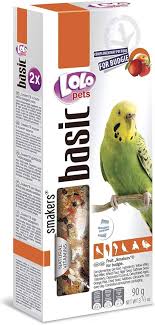 [FDF-LL-06342] Lolo Pets Basic Smakers Nut for Budgies - 2Pcs/90g