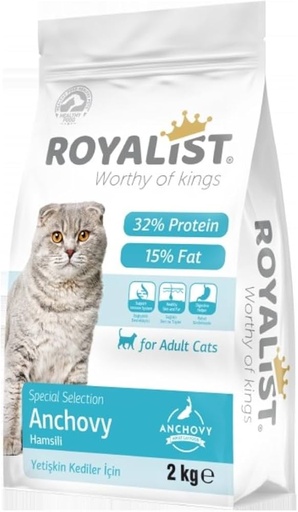 Royalist Dry Cat Food Anchovy for Adult Cats