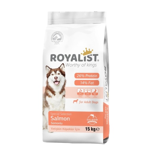 [FDF-RY-06359] Royalist Dry Cat Food Salmon for Adult Dogs 15Kg