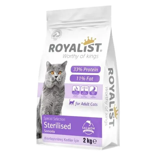 Royalist Dry Cat Food Salmon for Sterilised Cats