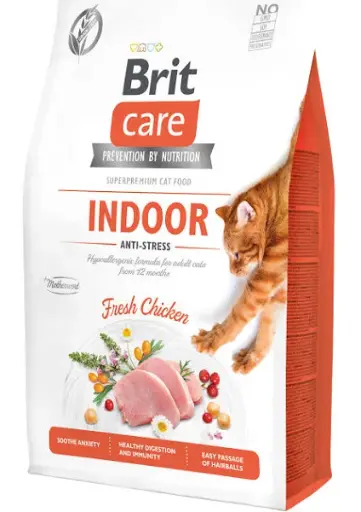 [VD-BT-06369] Brit Care Dry Food Indoor Anti-stess Fresh Chicken for Cats 2Kg