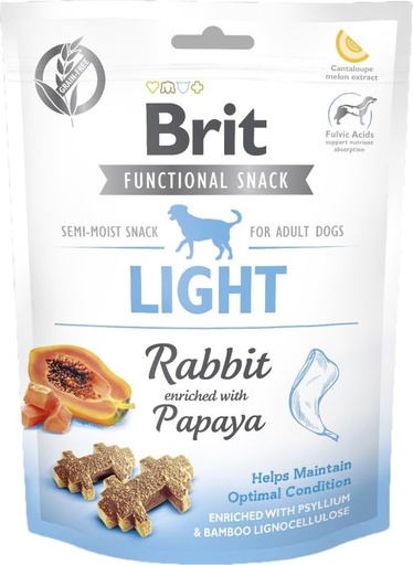 [FWF-BT-06382] Brit Light Treats - Rabbits with Papaya for Adult Dogs, 150g