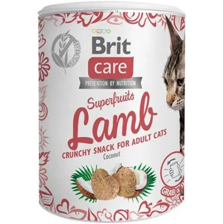 [FWF-BT-06388] Brit Super Fruits Crunchy Snacks for Adult Cats 100g