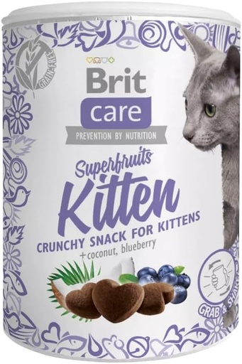 [FWF-BT-06389] Brit Super Fruits Crunchy Snacks for Kittens 100g