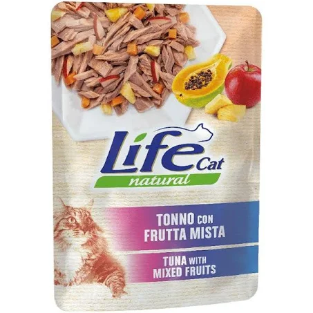 [FWF-LF-06417] Life Cat Tuna with Mixed Fruits Pouches 70g